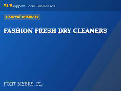 FASHION FRESH DRY CLEANERS — General Business in FORT MYERS, FL