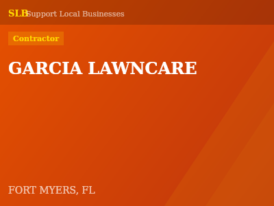 GARCIA LAWNCARE — Contractor in FORT MYERS, FL