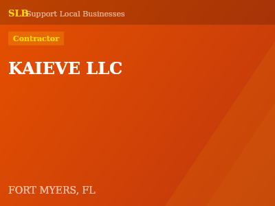 KAIEVE LLC — Contractor in FORT MYERS, FL