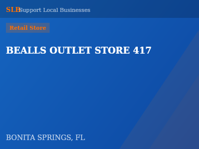 BEALLS OUTLET STORE 417 — Retail Store in BONITA SPRINGS, FL
