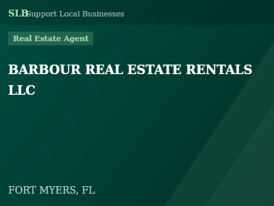 BARBOUR REAL ESTATE RENTALS LLC — Real Estate Agent in FORT MYERS, FL