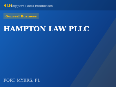 HAMPTON LAW PLLC — General Business in FORT MYERS, FL
