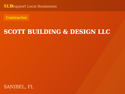 SCOTT BUILDING & DESIGN LLC — Contractor in SANIBEL, FL