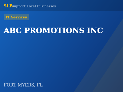 ABC PROMOTIONS INC — IT Services in FORT MYERS, FL
