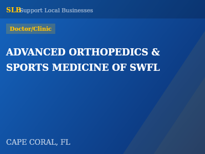ADVANCED ORTHOPEDICS & SPORTS MEDICINE OF SWFL — Doctor/Clinic in CAPE CORAL, FL