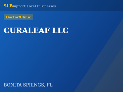 CURALEAF LLC — Doctor/Clinic in BONITA SPRINGS, FL
