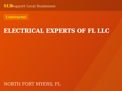 ELECTRICAL EXPERTS OF FL LLC — Contractor in NORTH FORT MYERS, FL
