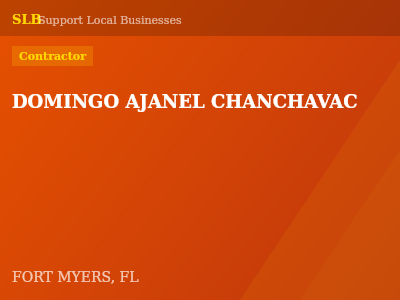 DOMINGO AJANEL CHANCHAVAC — Contractor in FORT MYERS, FL