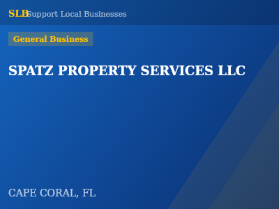 SPATZ PROPERTY SERVICES LLC — General Business in CAPE CORAL, FL