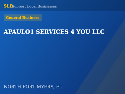 APAULO1 SERVICES 4 YOU LLC — General Business in NORTH FORT MYERS, FL