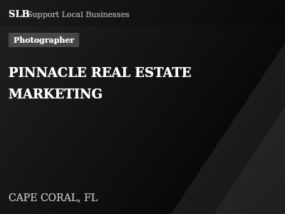 PINNACLE REAL ESTATE MARKETING — Photographer in CAPE CORAL, FL