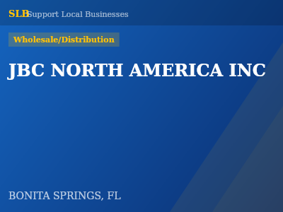 JBC NORTH AMERICA INC — Wholesale/Distribution in BONITA SPRINGS, FL