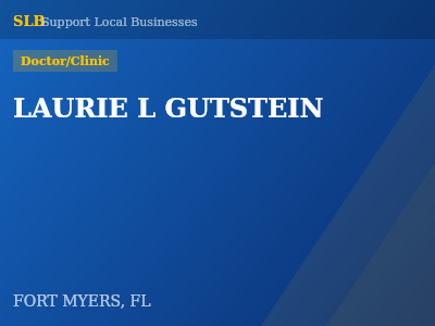LAURIE L GUTSTEIN — Doctor/Clinic in FORT MYERS, FL