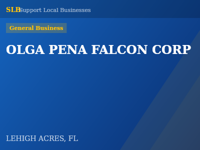 OLGA PENA FALCON CORP — General Business in LEHIGH ACRES, FL