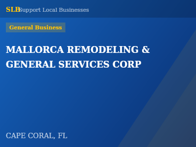 MALLORCA REMODELING & GENERAL SERVICES CORP — General Business in CAPE CORAL, FL