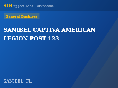 SANIBEL CAPTIVA AMERICAN LEGION POST 123 — General Business in SANIBEL, FL