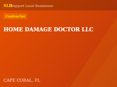 HOME DAMAGE DOCTOR LLC — Contractor in CAPE CORAL, FL