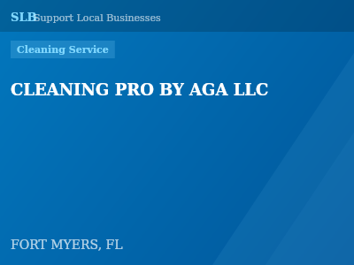CLEANING PRO BY AGA LLC — Cleaning Service in FORT MYERS, FL