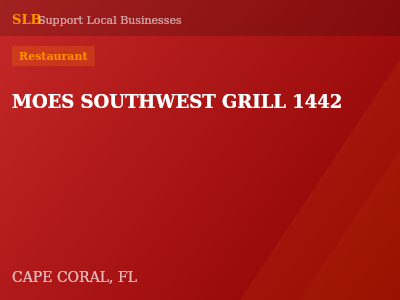 MOES SOUTHWEST GRILL 1442 — Restaurant in CAPE CORAL, FL