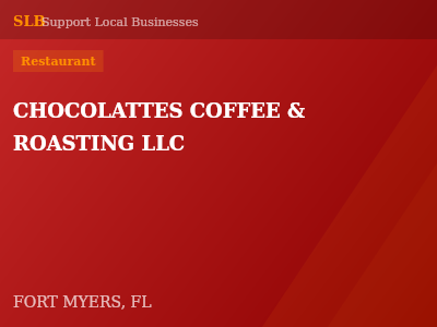 CHOCOLATTES COFFEE & ROASTING LLC — Restaurant in FORT MYERS, FL