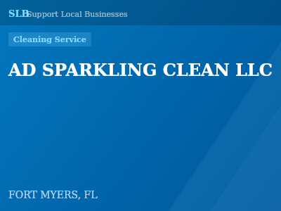 AD SPARKLING CLEAN LLC — Cleaning Service in FORT MYERS, FL
