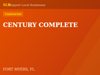 CENTURY COMPLETE — Contractor in FORT MYERS, FL