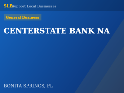 CENTERSTATE BANK NA — General Business in BONITA SPRINGS, FL