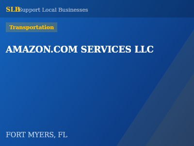 AMAZON.COM SERVICES LLC — Transportation in FORT MYERS, FL
