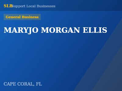 MARYJO MORGAN ELLIS — General Business in CAPE CORAL, FL