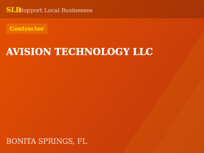 AVISION TECHNOLOGY LLC — Contractor in BONITA SPRINGS, FL