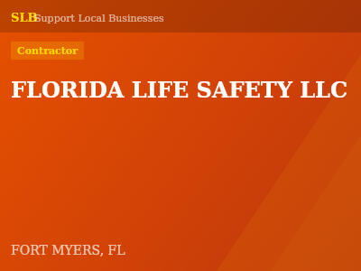 FLORIDA LIFE SAFETY LLC — Contractor in FORT MYERS, FL