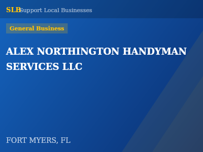 ALEX NORTHINGTON HANDYMAN SERVICES LLC — General Business in FORT MYERS, FL