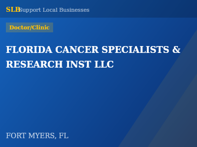 FLORIDA CANCER SPECIALISTS & RESEARCH INST LLC — Doctor/Clinic in FORT MYERS, FL