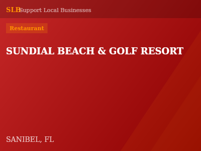 SUNDIAL BEACH & GOLF RESORT — Restaurant in SANIBEL, FL
