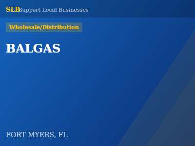 BALGAS — Wholesale/Distribution in FORT MYERS, FL