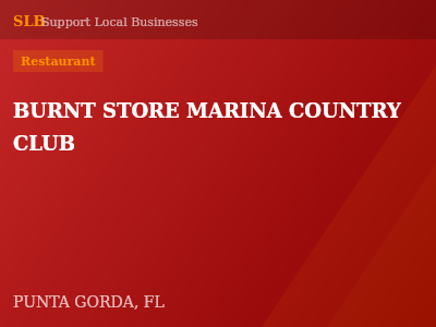BURNT STORE MARINA COUNTRY CLUB — Restaurant in PUNTA GORDA, FL