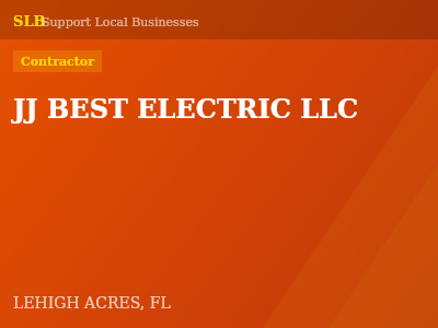 JJ BEST ELECTRIC LLC — Contractor in LEHIGH ACRES, FL