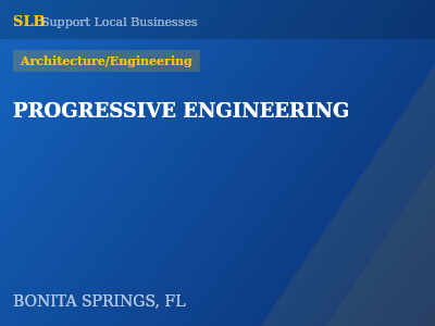 PROGRESSIVE ENGINEERING — Architecture/Engineering in BONITA SPRINGS, FL