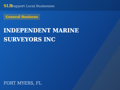 INDEPENDENT MARINE SURVEYORS INC — General Business in FORT MYERS, FL