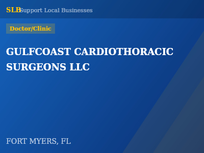 GULFCOAST CARDIOTHORACIC SURGEONS LLC — Doctor/Clinic in FORT MYERS, FL