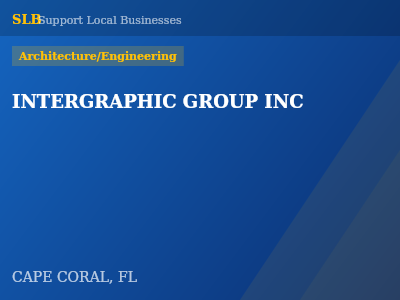 INTERGRAPHIC GROUP INC — Architecture/Engineering in CAPE CORAL, FL