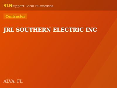 JRL SOUTHERN ELECTRIC INC — Contractor in ALVA, FL
