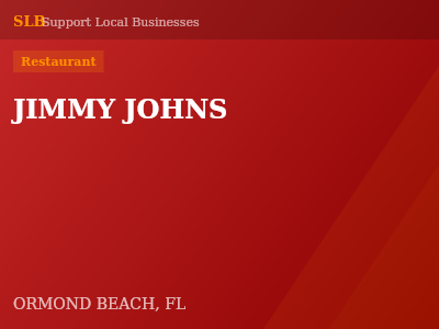 JIMMY JOHNS — Restaurant in ORMOND BEACH, FL