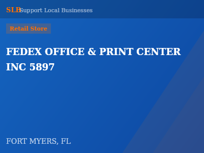 FEDEX OFFICE & PRINT CENTER INC 5897 — Retail Store in FORT MYERS, FL