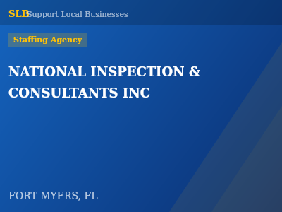 NATIONAL INSPECTION & CONSULTANTS INC — Staffing Agency in FORT MYERS, FL