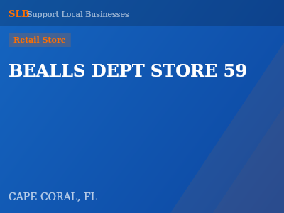 BEALLS DEPT STORE 59 — Retail Store in CAPE CORAL, FL
