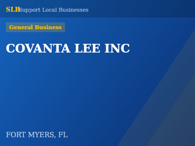 COVANTA LEE INC — General Business in FORT MYERS, FL