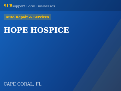 HOPE HOSPICE — Auto Repair & Services in CAPE CORAL, FL