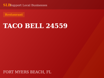 TACO BELL 24559 — Restaurant in FORT MYERS BEACH, FL