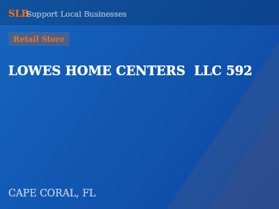 LOWES HOME CENTERS  LLC 592 — Retail Store in CAPE CORAL, FL